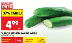 Biedronka Ogórki szklarniowe na wagę oferta