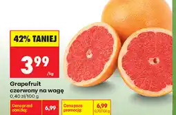 Biedronka Grapefruit czerwony na wagę oferta