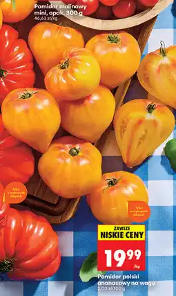 Biedronka Pomidor polski ananasowy na wagę oferta
