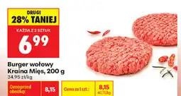 Biedronka Burger wołowy Kraina Mięs oferta