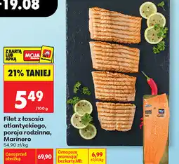 Biedronka Filet z łososia atlantyckiego, porcja rodzinna, Marinero oferta