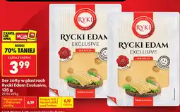 Biedronka Ser żółty w plastrach Rycki Edam Exclusive oferta