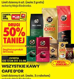 Biedronka Wszystkie kawy Cafe d'Or oferta