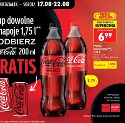 Biedronka Napój gazowany Coca-Cola, Coca-Cola Zero Sugar oferta
