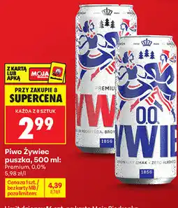 Biedronka Piwo Żywiec puszka oferta