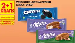 Biedronka Wszystkie lody na patyku Milka i Oreo oferta