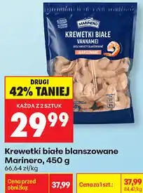 Biedronka Krewetki białe blanszowane Marinero oferta