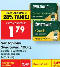 Biedronka Ser topiony Światowid oferta
