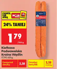 Biedronka Kiełbasa Podwawelska Kraina Wędlin oferta
