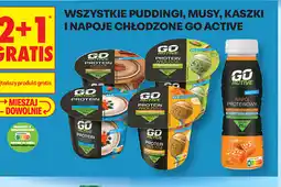 Biedronka Wszystkie puddingi, musy, kaszki i napoje chłodzone Go Active oferta