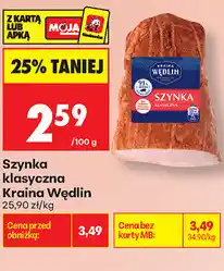 Biedronka Szynka klasyczna Kraina Wędlin oferta