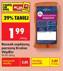Biedronka Boczek wędzony, parzony Kraina Wędlin oferta