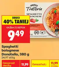 Biedronka Spaghetti bolognese Donatello oferta