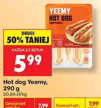 Biedronka Hot dog Yeemy oferta