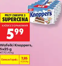Biedronka Wafelki Knoppers oferta
