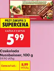Biedronka Czekolada Nussbeisser oferta