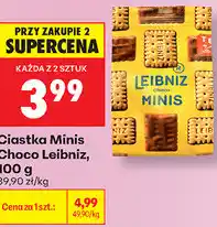 Biedronka Ciastka Minis Choco Leibniz oferta