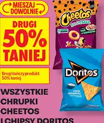 Biedronka Chrupki Cheetos i chipsy Doritos oferta