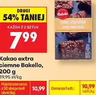 Biedronka Kakao extra ciemne Bakello oferta