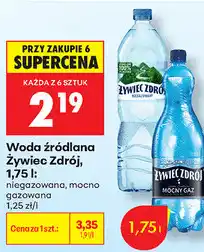 Biedronka Woda źródlana Żywiec Zdrój oferta