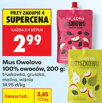 Biedronka Mus Owolovo 100% owoców oferta