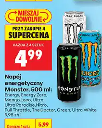 Biedronka Napój energetyczny Monster oferta