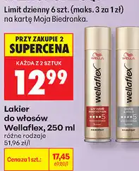 Biedronka Lakier do włosów Wellaflex oferta