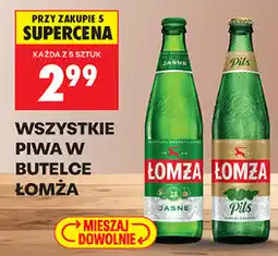 Biedronka Wszystkie piwa w butelce Łomża oferta
