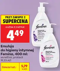 Biedronka Emulsja do higieny intymnej Femina oferta
