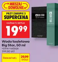 Biedronka Woda toaletowa Big Star oferta