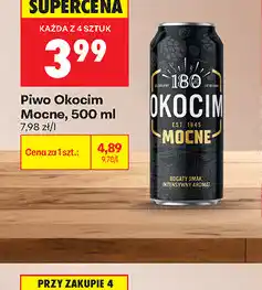 Biedronka Piwo Okocim Mocne oferta