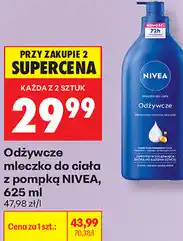 Biedronka Odżywcze mleczko do ciała z pompką NIVEA oferta