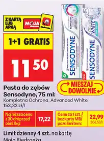 Biedronka Pasta do zębów Sensodyne oferta