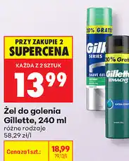 Biedronka Żel do golenia Gillette oferta