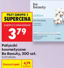 Biedronka Patyczki kosmetyczne Be Beauty oferta