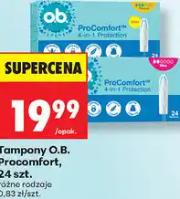 Biedronka Tampony O.B. Procomfort, 24 szt oferta