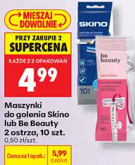 Biedronka Maszynki do golenia Skino lub Be Beauty oferta
