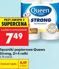 Biedronka Ręczniki papierowe Queen Strong, 2=4 rolki oferta