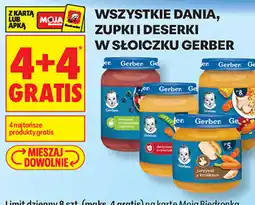 Biedronka Wszystkie dania, zupki i deserki w słoiczku Gerber oferta