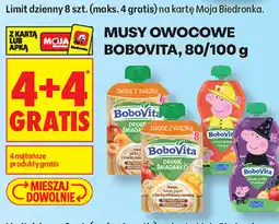 Biedronka Musy owocowe BoboVita oferta