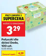 Biedronka Patyczki dla dzieci Dada, 100 szt oferta