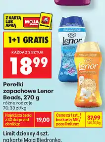 Biedronka Perełki zapachowe Lenor Beads oferta