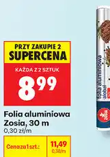 Biedronka Folia aluminiowa Zosia, 30 m oferta