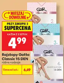 Biedronka Rajstopy Gatta Classic 15 DEN oferta
