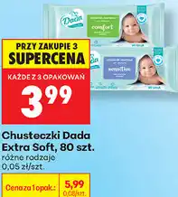 Biedronka Chusteczki Dada Extra Soft, 80 szt oferta