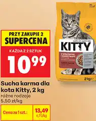 Biedronka Sucha karma dla kota Kitty oferta