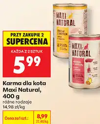 Biedronka Karma dla kota Maxi Natural oferta