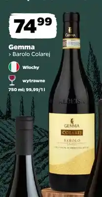 Netto Wino czerwone wytrawne Gemma Barolo Colarej oferta