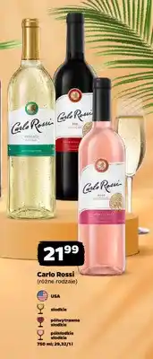 Netto Wino różowe półsłodkie Carlo Rossi Rose oferta