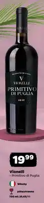 Netto Wino czerwone półwytrawne Vionelli Primitivo di Puglia oferta